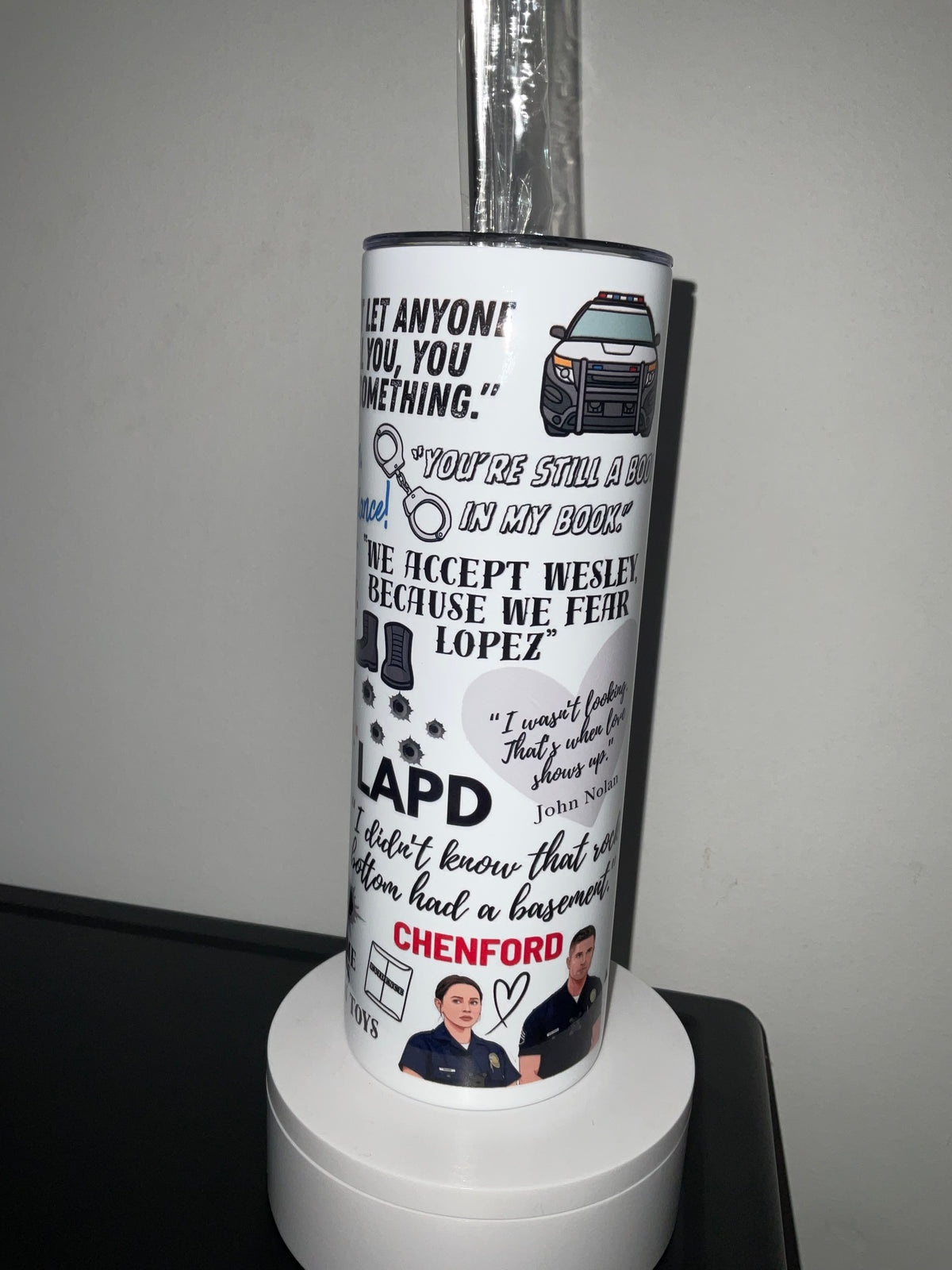 The Rookie Inspired Tumbler