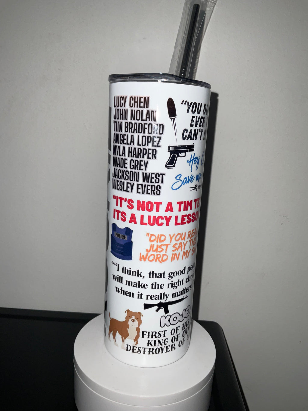 The Rookie Inspired Tumbler