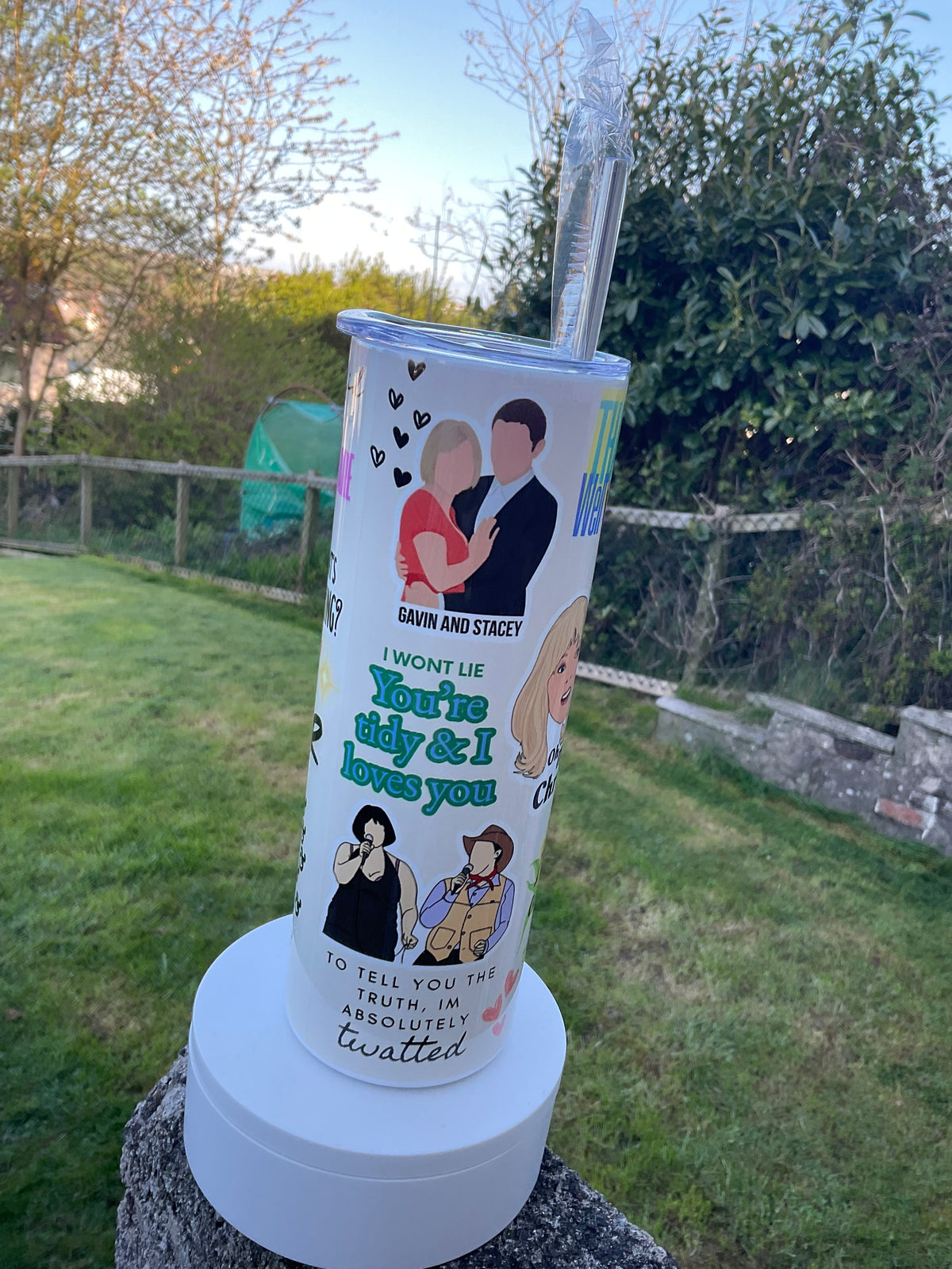 Gavin and Stacey 20oz Stainless Steel Tumbler